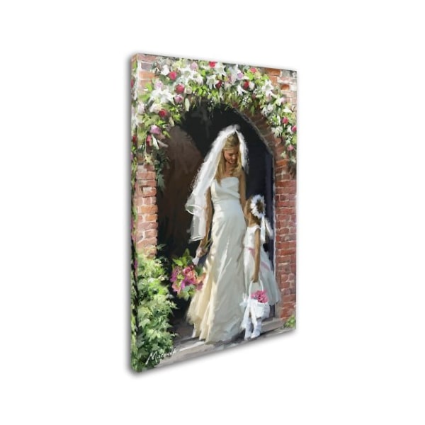 The Macneil Studio 'Bride And Bridesmaid' Canvas Art,16x24